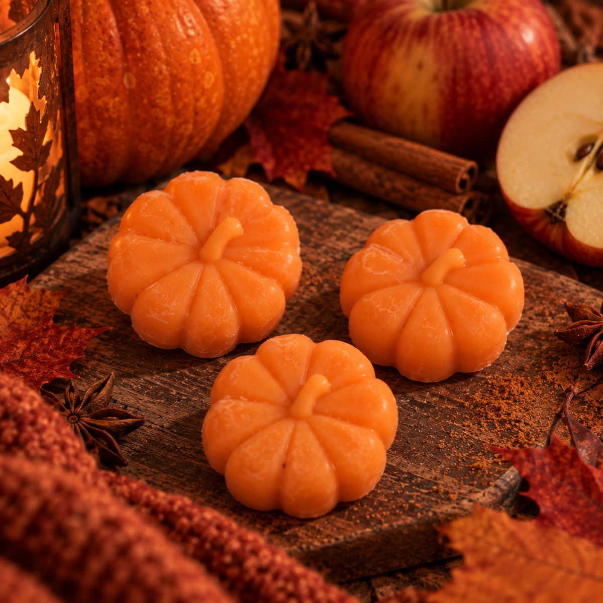 Pumpkin & Apple Spice Scented Soy Wax Melts