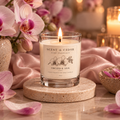 Orchid & Silk Scented Soy Wax Candle